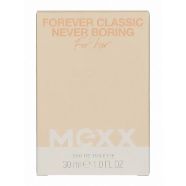 Mexx Forever Classic Never Boring For Her EDT 30 ml – Női Parfüm – Gyümölcsös‑Virágos, Friss és Játékos Illat