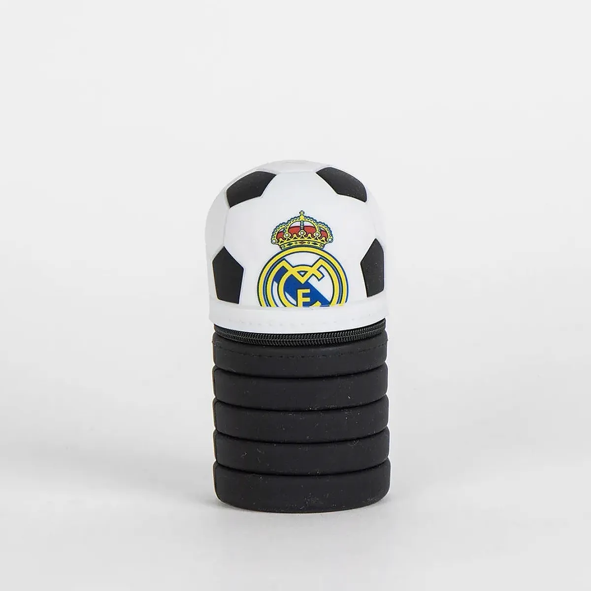 Real Madrid Black 3D szilikon tolltartó, 20 cm