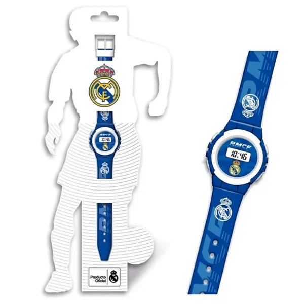 Real Madrid digitális karóra, 29×10 cm Blue
