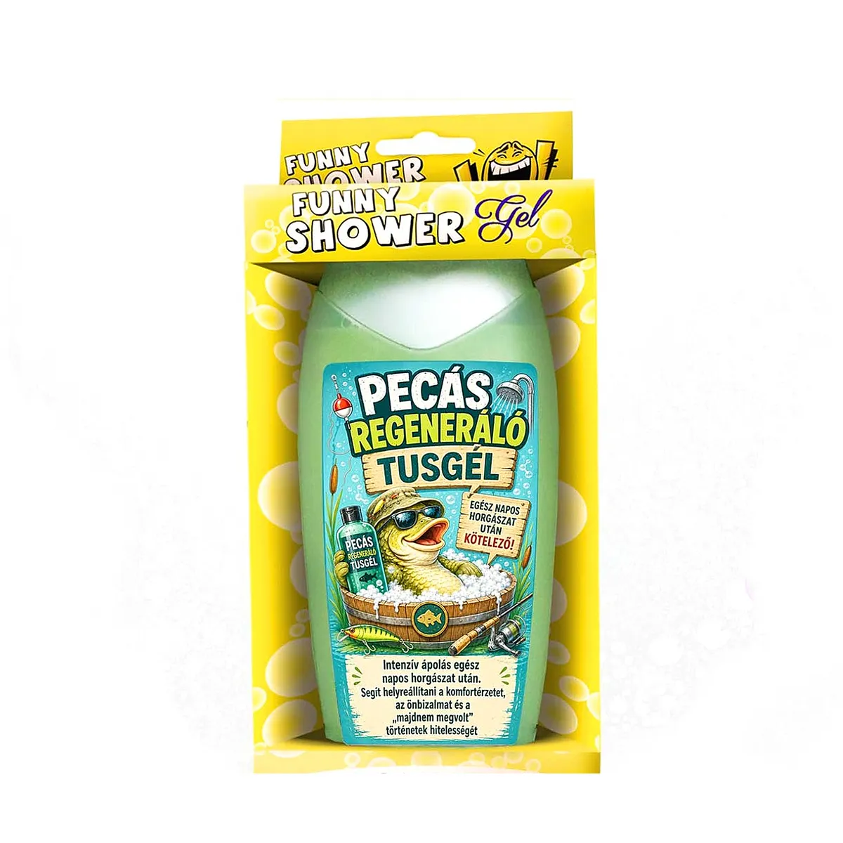 Vicces Horgász Tusfürdő Pecás Regeneráló Tusgél – 300 ml