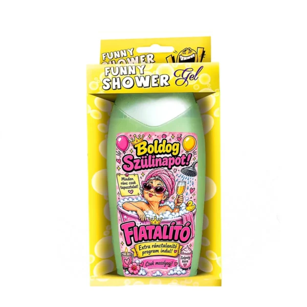 Vicces Születésnapi Tusfürdő Fiatalító Ránctalanító – 300 ml