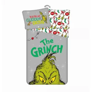 A Grincs Cuddly ágyneműhuzat 140×200 cm – 100% pamut – 70×90 cm párnahuzat