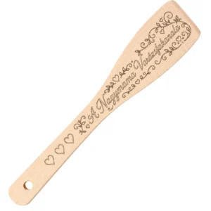 A Nagymama Varázsfakanala – Gravírozott Fakanál – Ajándék Nagymamának – 30 cm