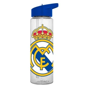 Real Madrid műanyag szívószálas kulacs, 600 ml