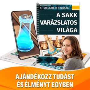 3D kiterjesztett valóság (AR) könyv – A sakk varázslatos világa – Interaktív tanulás gyerekeknek és diákoknak