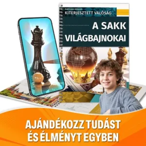3D kiterjesztett valóság (AR) könyv – A sakk világbajnokai – Interaktív tanulás gyerekeknek és diákoknak