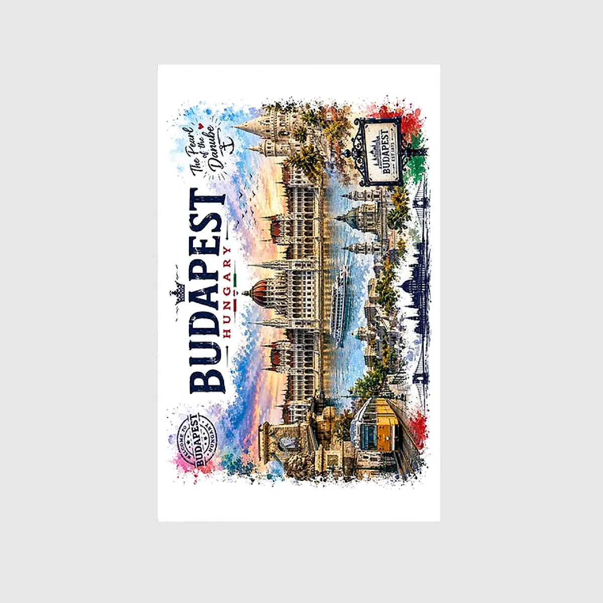 Budapest Konyharuha Kis Kéztörlő Hungary Budapest