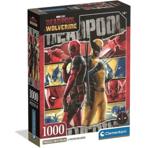 Deadpool Wolverine puzzle 1000 db poszterrel