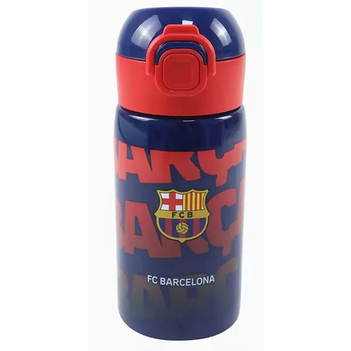 FC Barcelona Barca alumínium szívószálas kulacs 500 ml