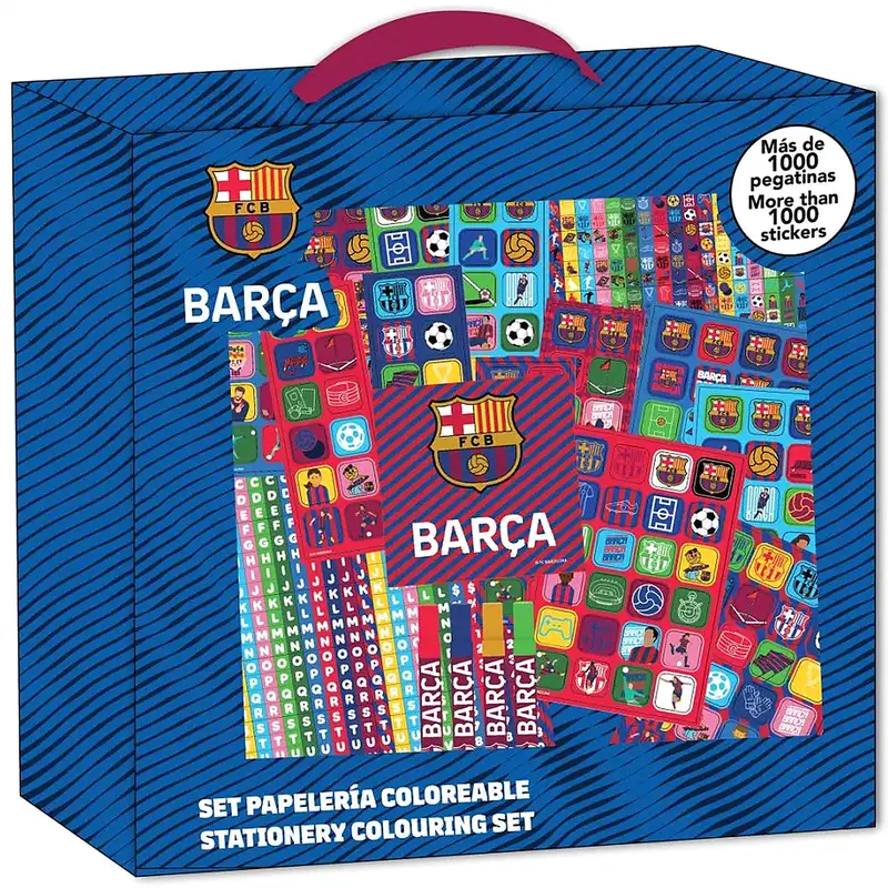 FC Barcelona Barca színező és matrica szett