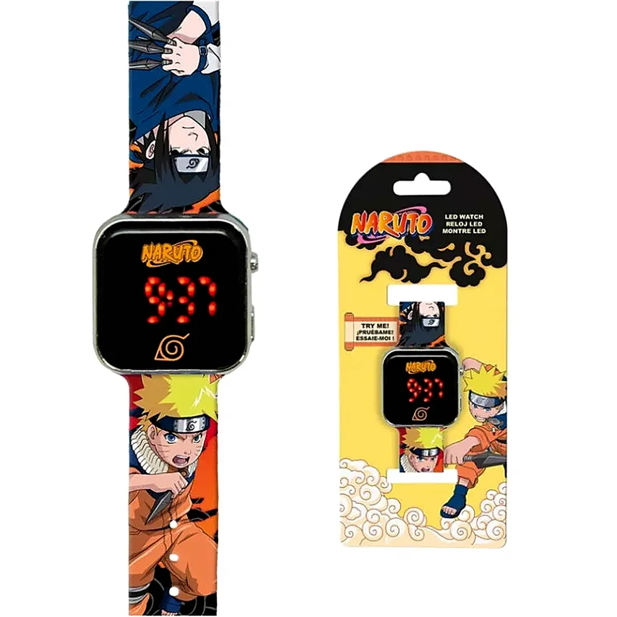 Naruto LED karóra Anime digitális óra
