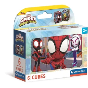 Pókember Spidey mesekocka 6 db-os