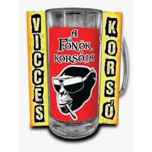 Vicces Korsó 0,33 L A főnök korsója Vicces Ajándék