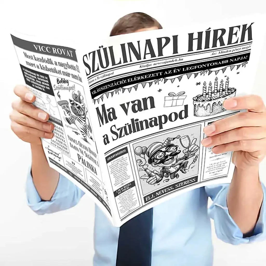 Vicces Újság Szülinapi Ajándék