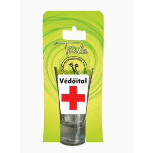 Vicces pálinkás pohár Védőital