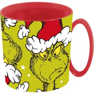 A Grincs Christmas Mischief micro bögre 390 ml – Mikrózható műanyag – BPA‑mentes – Spanyol gyártás