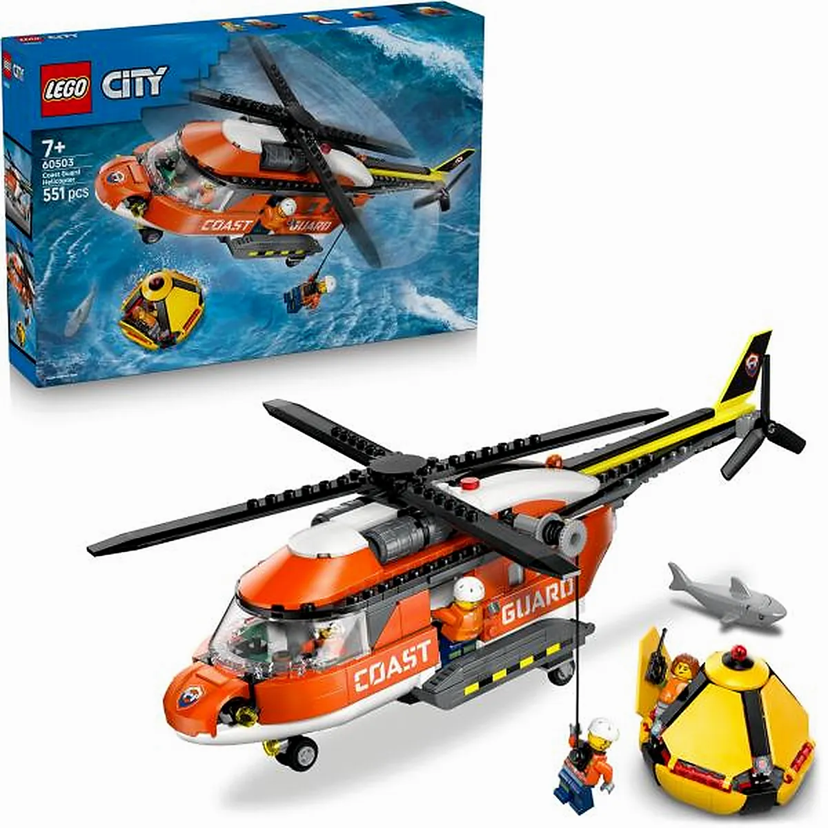LEGO City 60503 – Parti őrség helikopter