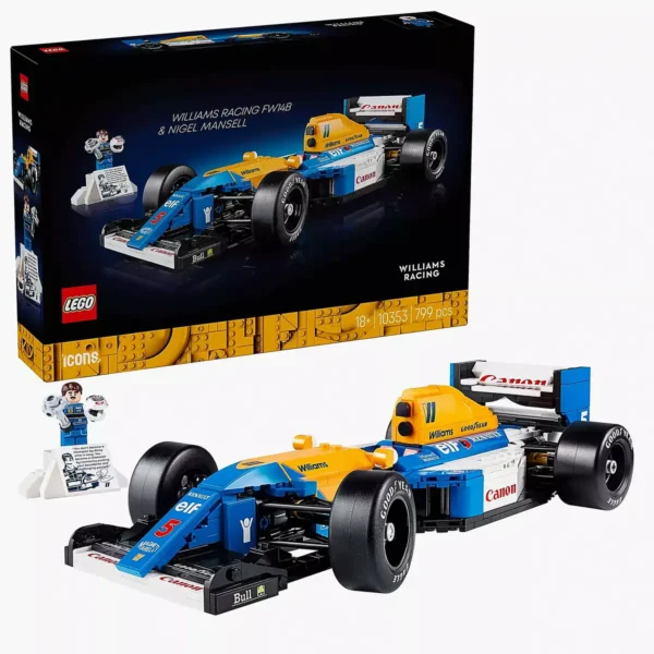 LEGO Icons 10353 – Williams Racing FW14B és Nigel Mansell