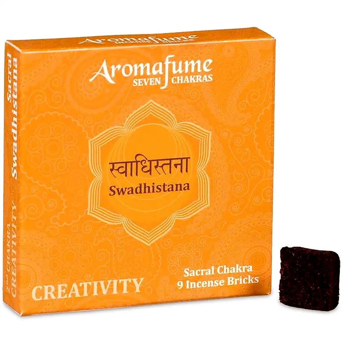 Aromafume Swadhistana Erőközpont Csakra Füstölőkocka