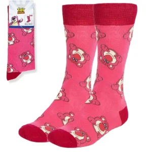 Disney Játékháború Lotso Pink felnőtt hosszú szárú zokni