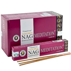 Golden Nag Meditation Masala füstölő Prémium indiai füstölő