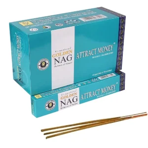 Golden Nag Pénzvonzó Attract Money Masala füstölő