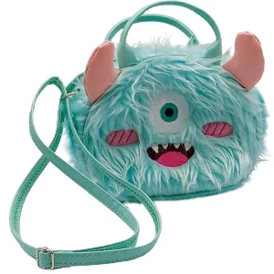 Monster Szőrös Szörnyecske Válltáska Türkiz