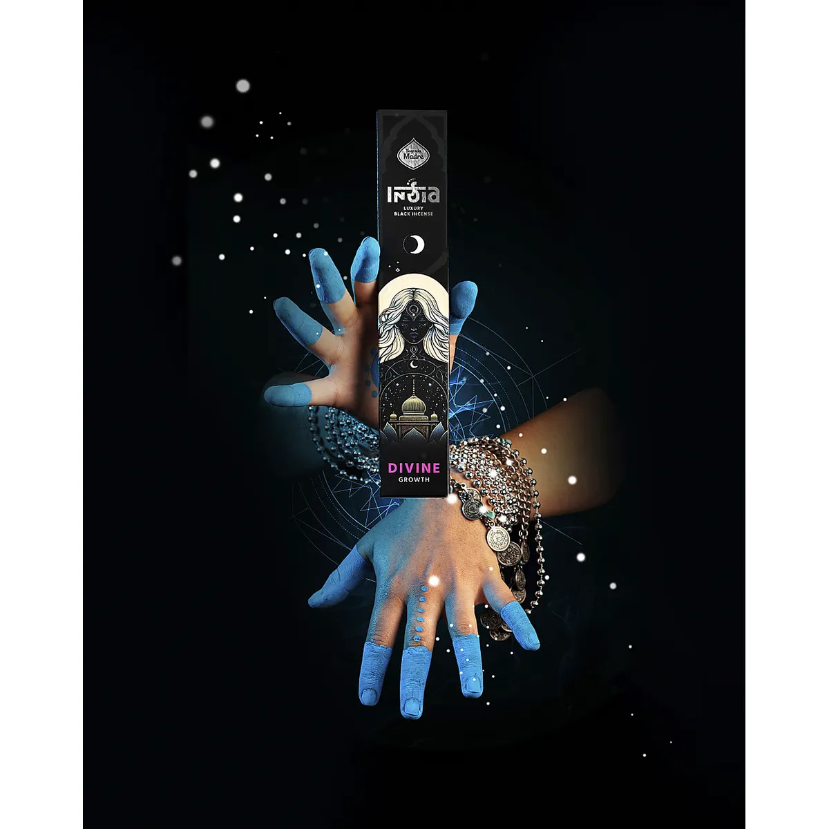 Sagrada Madre Black India Divine Isteni Füstölőpálca