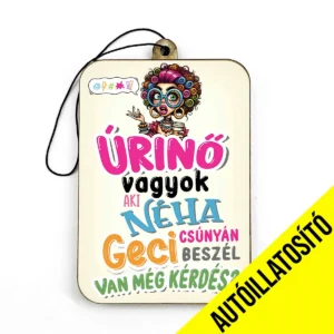 Vicces autóillatosító nőknek Úrinő vagyok