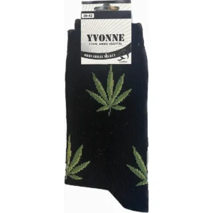 Yvonne kannabisz unisex mintás zokni
