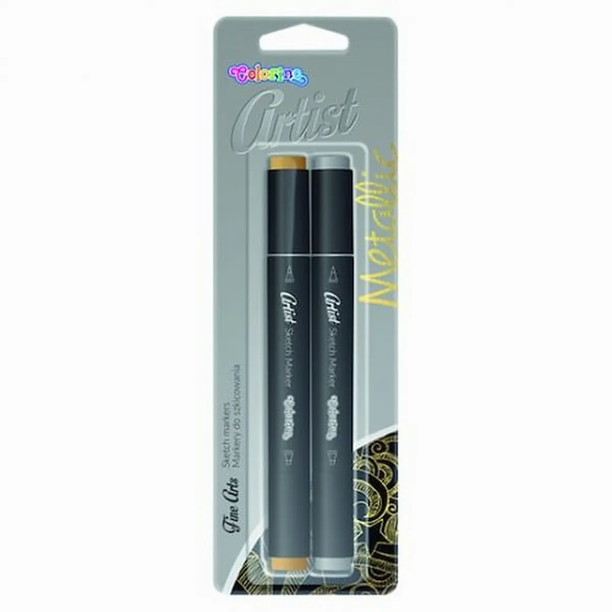 Colorino Artist Metallic Sketch Markers filctoll készlet 2 db