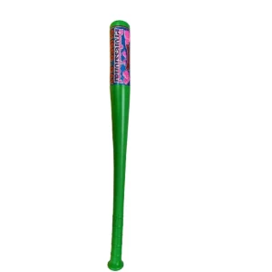 Zöld műanyag baseballütő 67cm 3db labdával